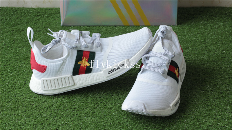 Real Boost Adidas NMD R1 X GC Bee White